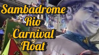  Sambadrome Rio Carnival: [HUGE] Float depicting Brazilian Composer