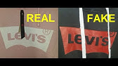 Real vs Fake Levi's T shirt. How to spot fake Levis tees. - YouTube