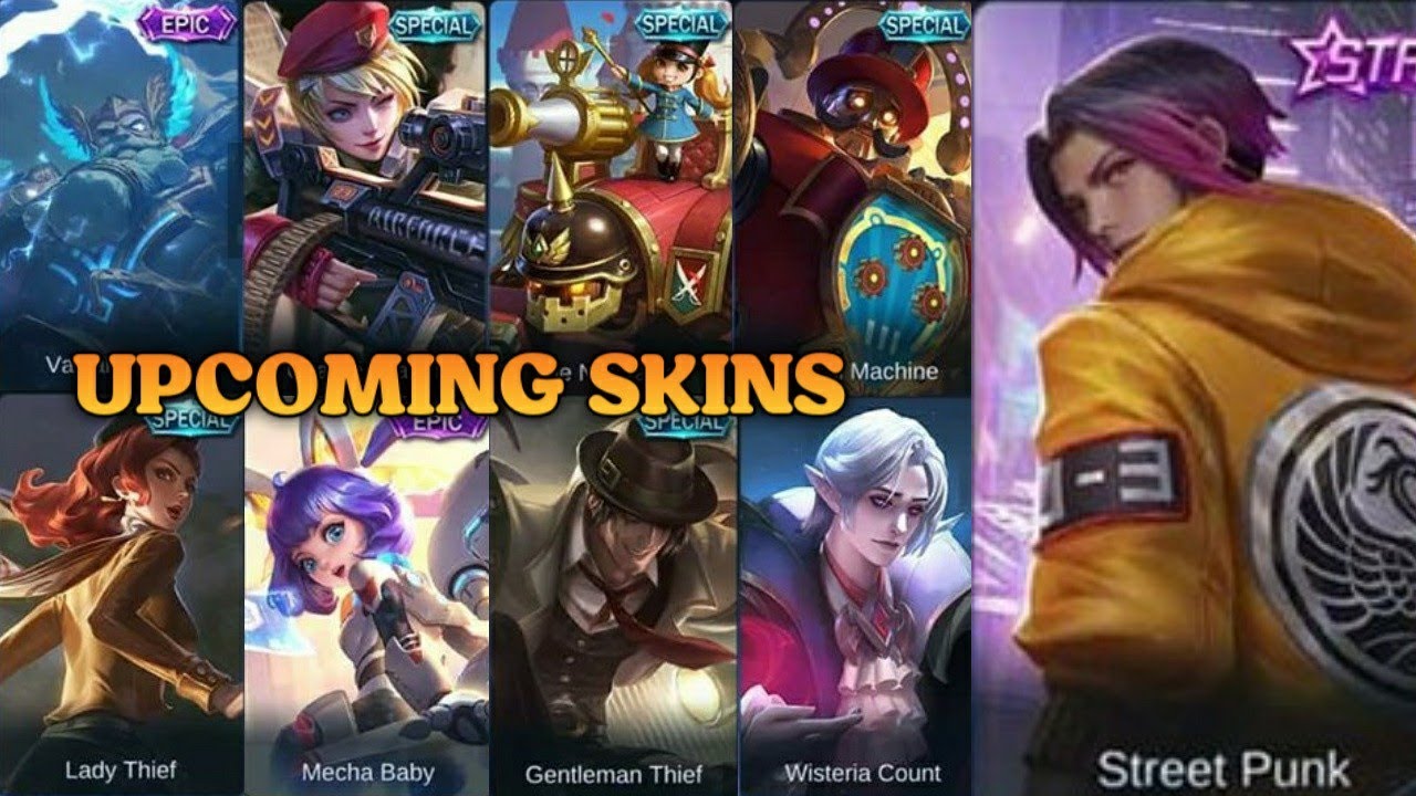 All Upcoming Skin's Full Gameplay • Mobile Legends - YouTube