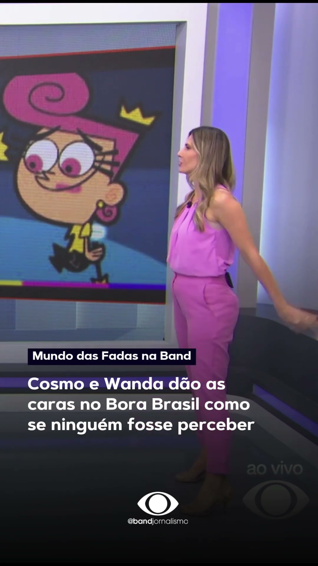 Cosmo e Wanda dão as caras no Bora Brasil como se ninguém fosse perceber #shorts