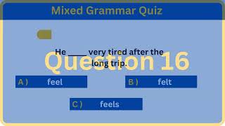 Mixed English Grammar Quiz | 35+ English Grammar Questions #challenge 1