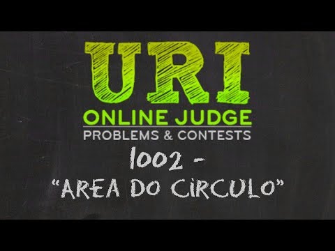 URI 1002 - "Area do Circulo" | Linguagem C