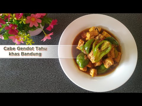 Resep Tahu Cabe Gendot Kecap