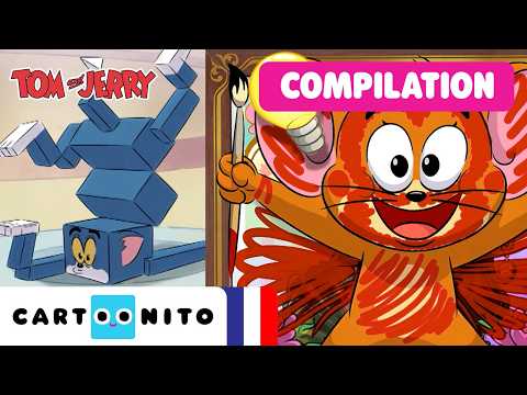 Tom et Jerry contre l’art moderne 🐭 | Marathon de jeux créatifs | Tom et Jerry | @CartoonitoFrance