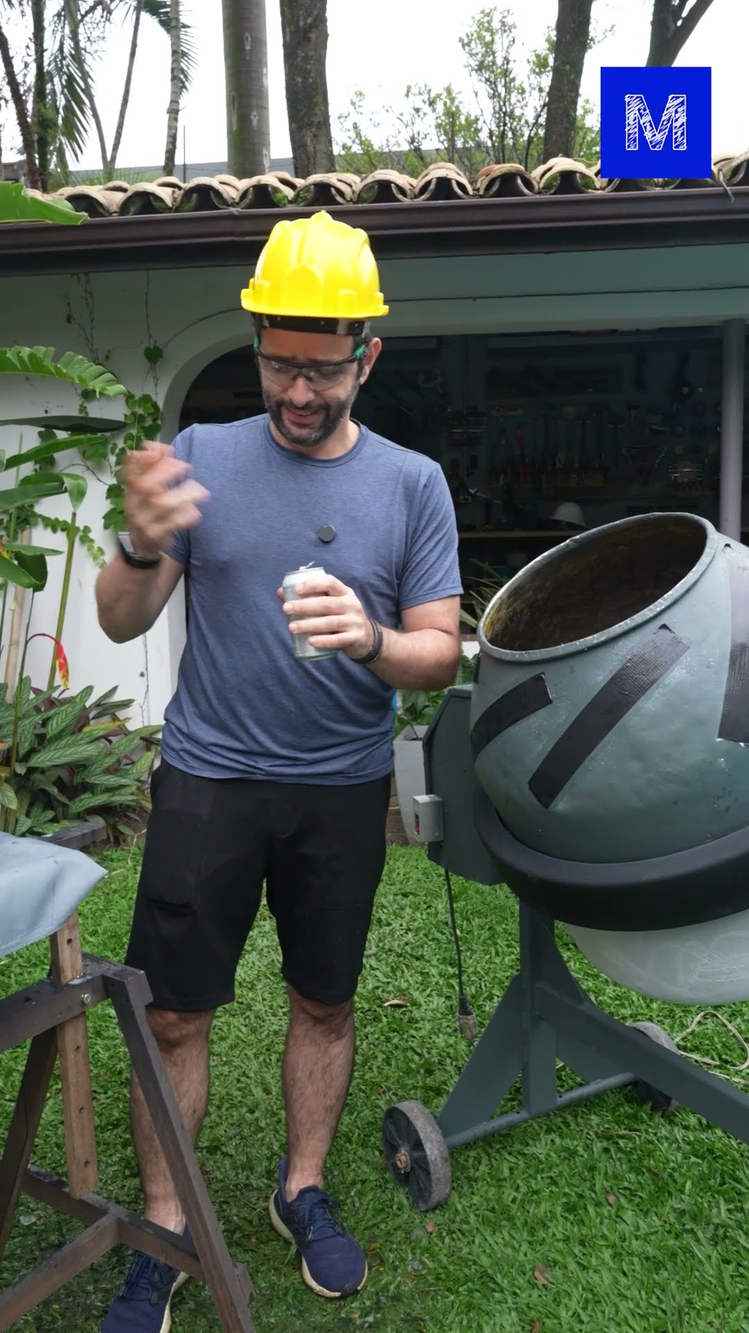 LATINHA na BETONEIRA? Gela rápido DEMAIS!
