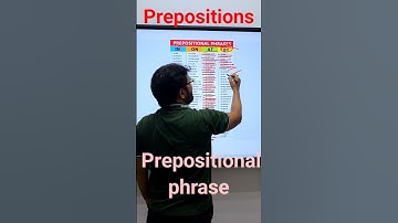 Prepositional Phrases #rnj #english #dineshsirlivestudy #englishgrammar #dineshsir #englishlanguage