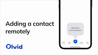 Adding a contact remotely - Olvid Support screenshot 1