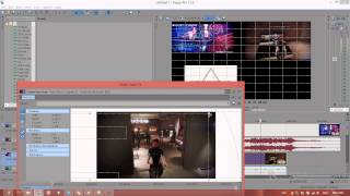 Sony Vegas Pro 12  How to Place Multiple Videos on One Screen