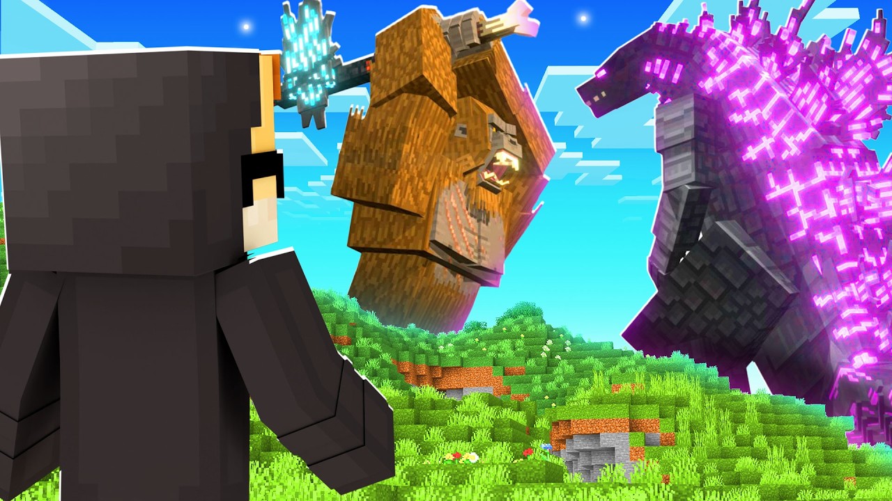 HO AGGIUNTO GODZILLA VS KING KONG AL MIO MONDO DI MINECRAFT E... *FINALE INASPETTATO*