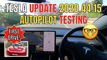 Tesla Software Update 2020.44.15 | Autopilot Test Model 3 | Tesla Tom