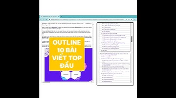 Giới thiệu Tool Outline Content - Tiết kiệm 30% Thời gian lên outline và viết Content Chuẩn SEO