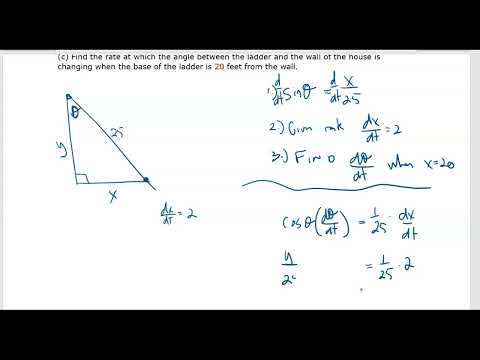 related rate- Ladder