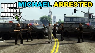 POLICE RAID ON MICHAEL'S NEW HOUSE | GTA V GAMEPLAY #21