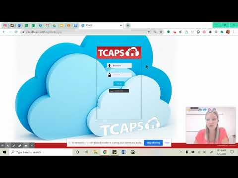 How to login to the TCAPS Cloud