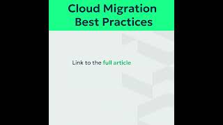 Exploring Cloud Migration Strategies, Types, and Tools #CloudMigration #BestPractices