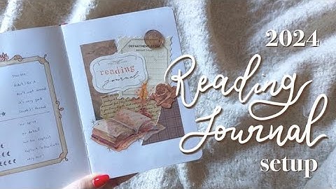 2024 Reading Journal Setup | Witchy and Dark Academia