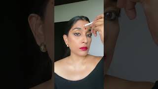Beginner Makeup - Quick Bengali Kola Forehead Design Tutorial