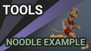 Noodle - Cheetah Run Example (Maya Auto Overlap Tool)