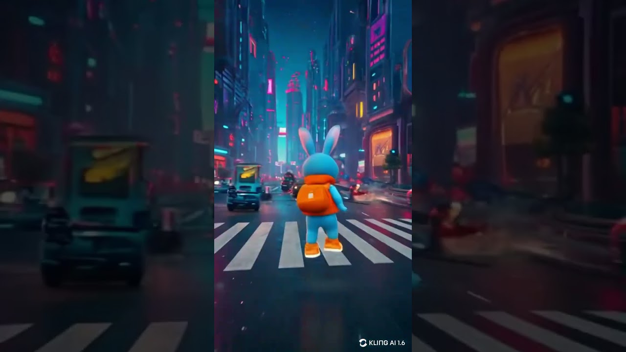 Zippy Gets Lost in the Futuristic City! | 3D Animated Bunny Adventure for Kids 🐰🚕🌆
