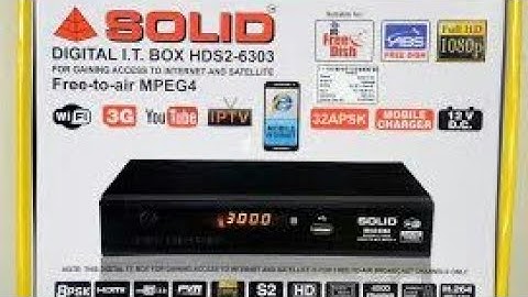 Solid 6303 Power vu & biss key software update
