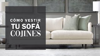 COJINES DECORATIVOS : Cómo vestir tu sala con cojines