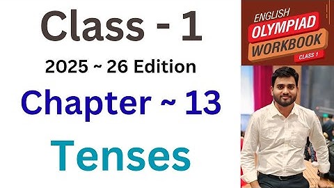 IEO ~  International  English Olympiad |  Class- 1 | C- 13 | Tenses | By - Sudhir Sir