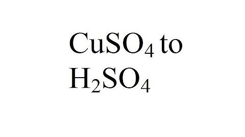 The Electrochemical Conversion of Copper Sulfate to Sulfuric Acid using a Lead Dioxide Anode