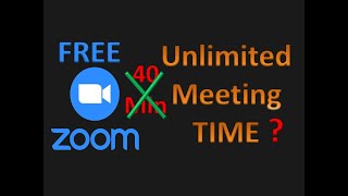 Zoom free time limit