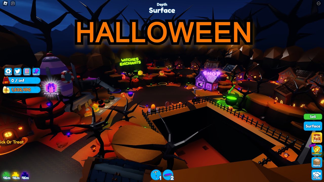 code halloween mining simulator