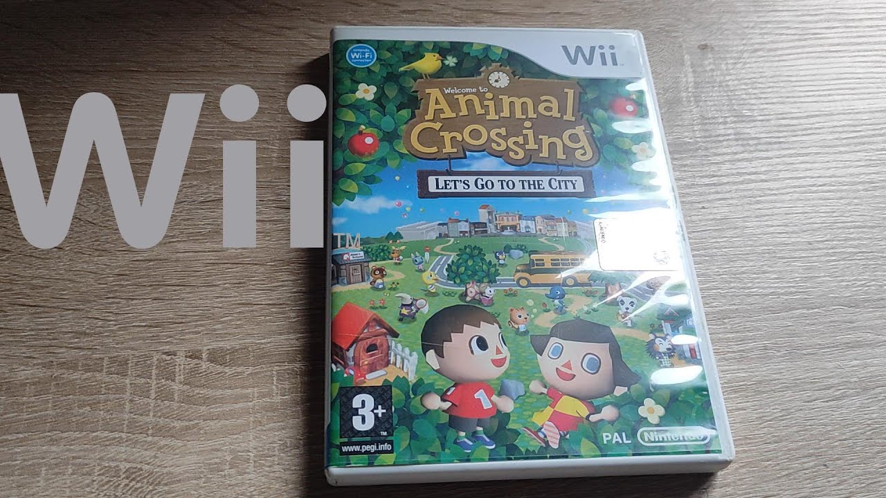 ANIMAL CROSSING LET’S GO TO THE CITY WII PRIMA EDIZIONE