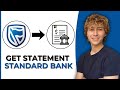 How To Get Standard Bank Statement On App - Step By Step Guide