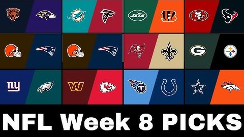 🏈 NFL Week 8 Picks & *PREDICTIONS*