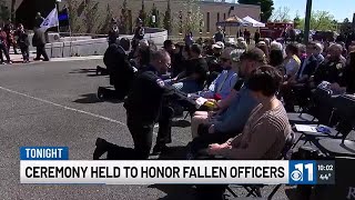 Ceremony held in Golden to honor fallen officers