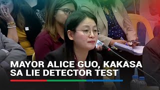 Mayor Alice Guo, kakasa sa lie detector test | ABS-CBN News