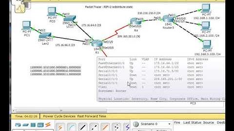 Configure a RIPv2 network in Packet Tracer   Part 2   Free Computer Science Video Lecture