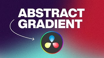 Abstract Gradient Background in Davinci Resolve 18 (Fusion Tutorial)