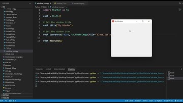 Change Tkinter Window Icon - (Two different Methods!)