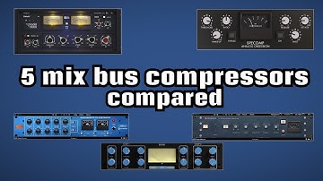 How different VCA bus compressors sound? Tone Empire, Vertigo, Brainworx, Analog Obsession, SNFK
