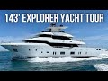 Touring a BRAND NEW 143&#39; Explorer Yacht | Canados Oceanic 143 Tri-Deck SuperYacht Walkthrough