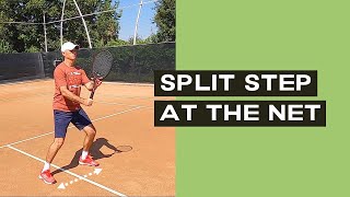 Tennis Tip: WHEN to Split Step at the Net Profile