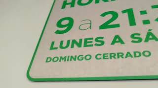 Nuevo Cartel De Horario Del Mercadona De La Cuesta 