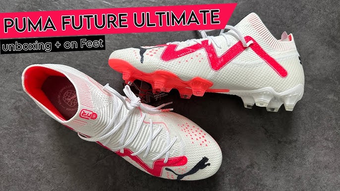 PUMA Future Ultimate SG Breakthrough - PUMA White/PUMA Black/Fire Orchid -  YouTube