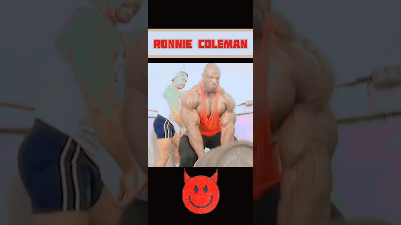 Cold Blooded Devil Ronnie Coleman #ronniecoleman #bodybuilding #gymshort