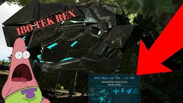Ark Small Tribe Servers | ep6 | TAMING 180 TEK REX
