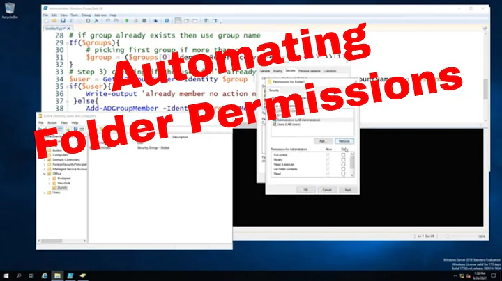 PowerShell Folder Permissions Scripted