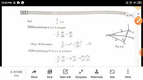 B.A/B.Sc3rd 6th sem unit 4 lecture 1st chapter 9 central orbits dynamics