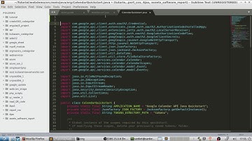 JAVA Google Calendar API | Part 2 | Display All Events On Browser Using JSP Framework