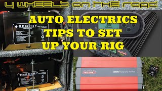 Lithium 4wd I Auto Electrics Tips To Set Up Your Rig I Redarc BMS & Inverter & Dual Battery Setup!