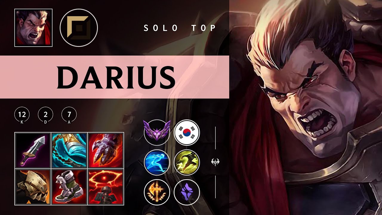 Darius Top vs Camille - KR Master Patch 25.22