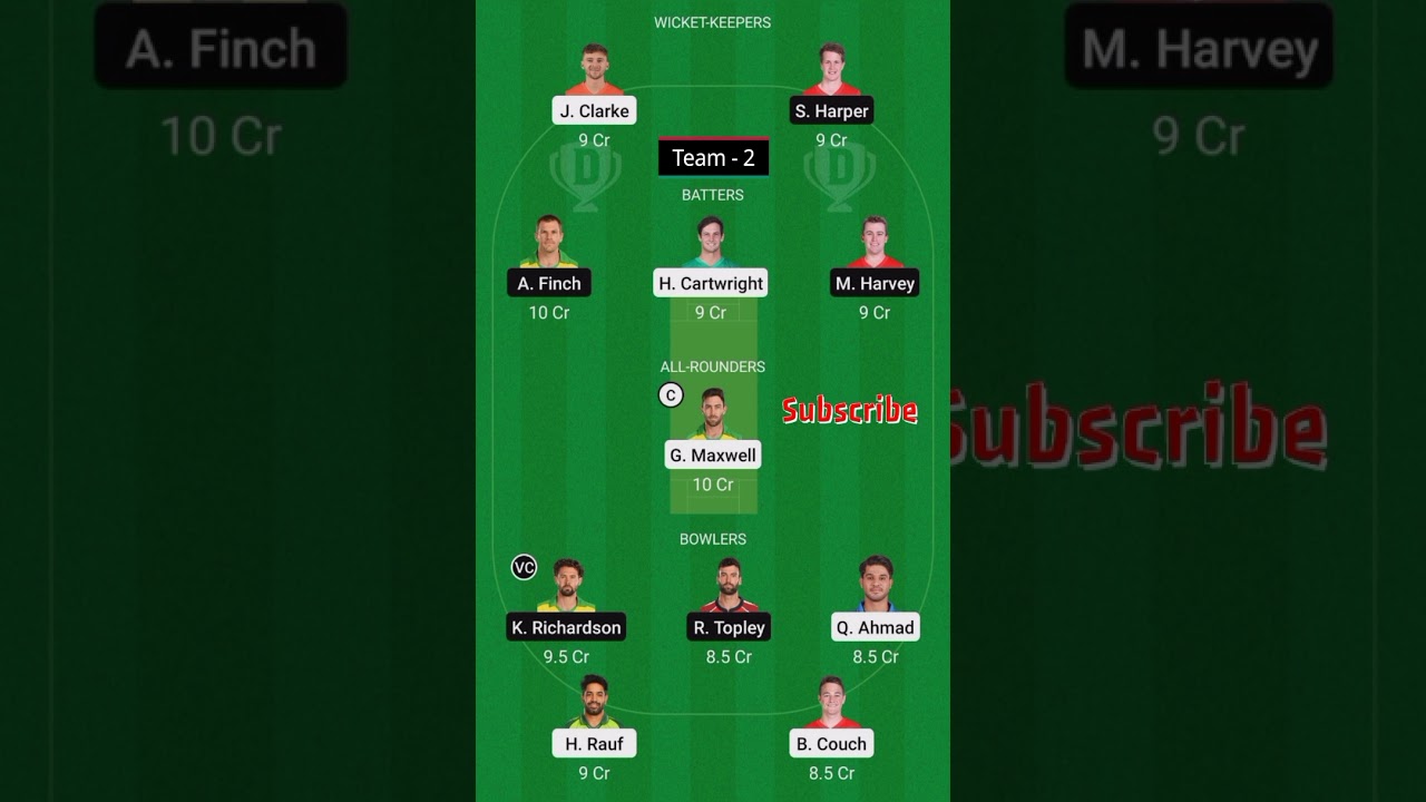 sta vs ren dream 11 team | bbl 2022